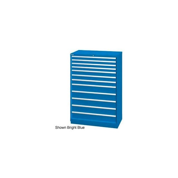 Lista International Lista 40-1/4"W Cabinet, 12 Drawer, 177 Compart - Light Gray, Master Keyed XSHS1350-1234LGMA - main